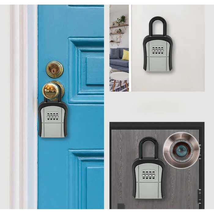 Aluminium Combination Key Box With Hook